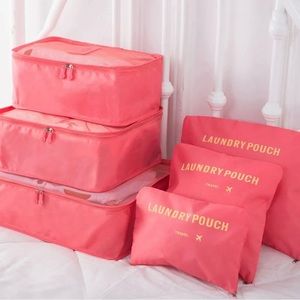6pc Packing Cubes Travel Set